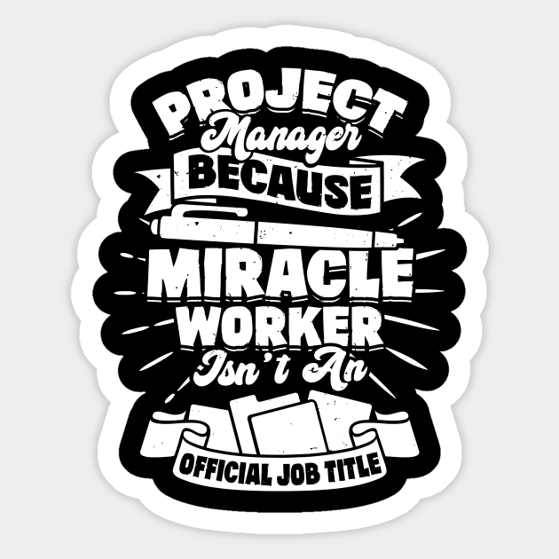 Funny Project Manager Gift Sticker by Dolde08